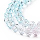Chapelets de perles en verre transparente   GLAA-L045-02A-02-4