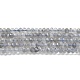 天然石ラブラドライトビーズ連売り  多面カット  ロンデル  3x2mm  約170個/連  15.5インチ（39.37cm） G-L587-B01-01-1