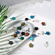 Yilisi 24 шт. 12 стиля звезды подвески из натуральных и синтетических драгоценных камней G-YS0001-22-6