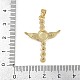 Латунные микро проложить кубического циркония подвески KK-D409-47B-G-3