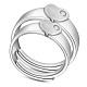 Регулируемые кольца для пары shegrace 925 из стерлингового серебра JR716A-1