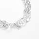 Bracelets de cheville avec chaîne en 304 acier inoxydable AJEW-I039-04S-3