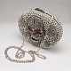 Punk rock cranio sera della frizione delle donne del sacchetto della borsa AJEW-L016-20A-3