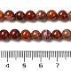 Fili di perline di diaspro rosso naturale in pelle di serpente X-G-H298-A02-02-5