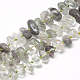 Natürlichem Quarz-Kristall-Perlen Stränge G-S250-62-1