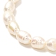 Collar de cuentas de perlas naturales vintage para regalo de cumpleaños del día de la madre NJEW-JN03680-4