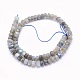 Natural Labradorite Beads Strands G-O166-31-8x5mm-2