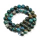 Natural Chrysocolla Beads Strands G-P503-6MM-05-3