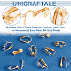 Unicraftale 30pz 304 risultati di orecchini a clip in acciaio inossidabile STAS-UN0051-63-5