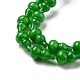 Chapelets de perles de jade blanche naturelle G-C039-B01-4