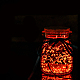 Bottiglia dei desideri in vetro luminoso con nastro di colore casuale LUMI-PW0004-067B-1
