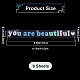 PVC-Aufkleber „You are beautiful“ STIC-WH0013-10B-2