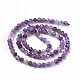 Natural Amethyst Beads Strands G-L581A-001-3