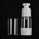 詰め替え可能なプラスチック発泡石鹸ディスペンサー  シャワー用ポンプ付き  液体石鹸  ホワイト  10x3.3cm  容量：15ml（0.51fl.oz） MRMJ-F015-02A-2