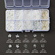 10 estilo 12/0 y 8/0 redondo transparente y orificio redondo forrado en plata y colores trans y opacos semillas de semillas de vidrio de ceilán SEED-YW0001-35-2