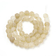 Chapelets de perles de pierre de pastèque en verre G-T106-256-3