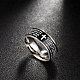 Fashionable 316L Titanium Steel Wide Band Rings RJEW-BB07226-8A-3