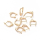 Brass Hoop Earring Findings KK-L180-112G-1