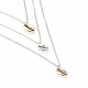 Electroplated Cowrie Shell Tiered Necklaces NJEW-JN02296-2