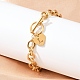 Браслеты с подвесками из нержавеющей стали 304 золотистого цвета NJEW-K284-01G-L-2