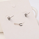 Cheval 304 acier inoxydable pendentifs émail strass et stud ensembles bijoux boucles d'oreilles SJEW-F125-14P-2