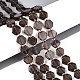 Натуральные ледяные обсидиановые бусинки G-P534-A15-02-1