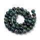 Natural Moss Agate Beads Strands G-I199-06-8mm-2