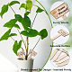 2 пакет деревянных этикеток для растений DIY-CP0012-70-5
