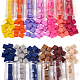 260 шт. 13-х цветные стеклянные бусины с тремя отверстиями SEED-TA0001-09-2