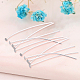 SUNNYCLUE 1 Box 40Pcs Sterling Silver Flat Head Pins 2.5cm Flat Head Pins for DIY Jewelry Making Earrings Findings STER-SC0001-08-3