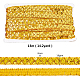 13mのポリエステルレーストリム  スパンコール入り  縫製のための縫製  ダークオレンジ  5/8インチ（16mm）  約14.22ヤード（13m）/連 SRIB-WH0011-097C-2