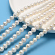Brins de perles de culture d'eau douce naturelles X-PEAR-S001-7-8mm-3-6