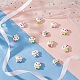 SUNNYCLUE 60Pcs 6 Styles Opaque Resin Cabochons RESI-SC0002-35-5