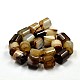 Natural Striped Agate/Banded Agate Column Bead Strands G-E247-08-14x14mm-3