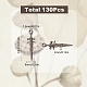 Sunnyclue 100 pièces pendentifs d'épée en alliage de style tibétain TIBEP-SC0002-39-2