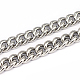 201 Stainless Steel Cuban Link Chains CHS-L001-51-2.5mm-1