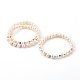 Set di braccialetti elasticizzati con perline elasticizzate di perle d'acqua dolce coltivate naturali 3 pz 3 stili BJEW-JB06266-1