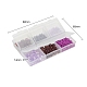 Наборы для изготовления ювелирных изделий из фиолетовой серии своими руками DIY-YW0003-05D-5