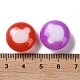 Perles acryliques opaques bicolores SACR-I005-04C-3