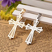 Подвески-кресты из нержавеющей стали 304 STAS-I035-31