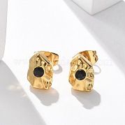 Серьги-гвоздики из нержавеющей стали 304 EJEW-F361-08G