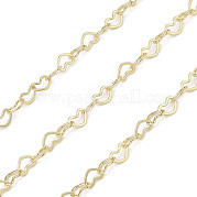 Латунные цепи с сердечками из латуни CHC-A010-06G