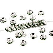 Латунь марки А горный хрусталь Spacer бисер RB-A014-Z6mm-07S