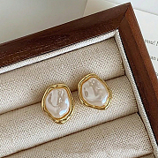 Серьги-гвоздики из сплава самородков PW3568