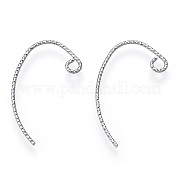 Brass Earring Hooks KK-Q735-346P
