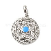 Покрытие стойки латунный цирконий с подвесками из эмали KK-Q772-19P