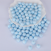 Круглые силиконовые фокусные бусины SI-JX0046A-62