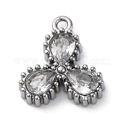 Подвески из нержавеющей стали 304 с кубическим цирконием STAS-R141-02P-06