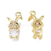 Латунные подвески из прозрачного кубического циркония KK-N231-334