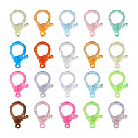 NBEADS 32 Pcs 2 Styles Lobster Claw Clasps, Double